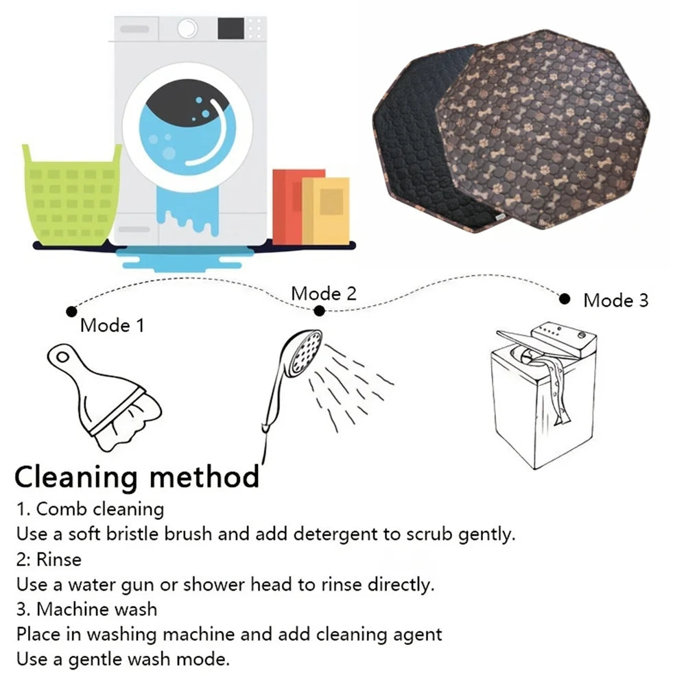 Reusable Dog Pee Pad Cute Print Washable Puppy Training Pad for Cat Dogs
