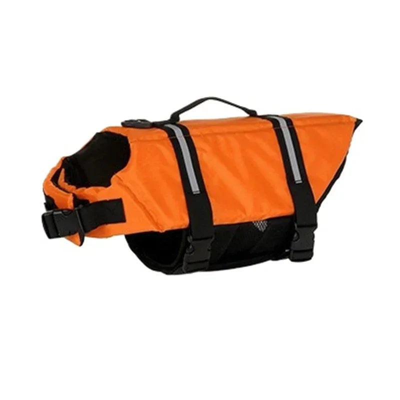 Dog Life Jacket Reflective Adjustable  Safety Vest  Enhanced Buoyancy Puppy Life Jacket