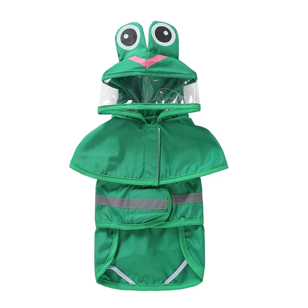 Fashionable Reflective Cute Animal Waterproof Jacket for Dog