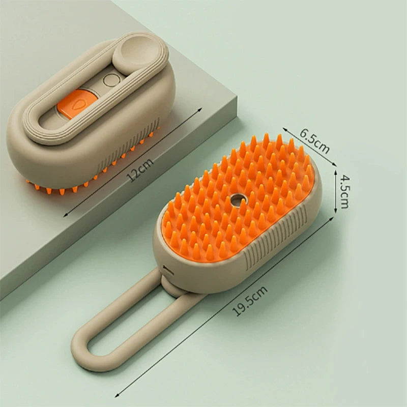 Pet hair cleaning comb steam pet brush bath massage
