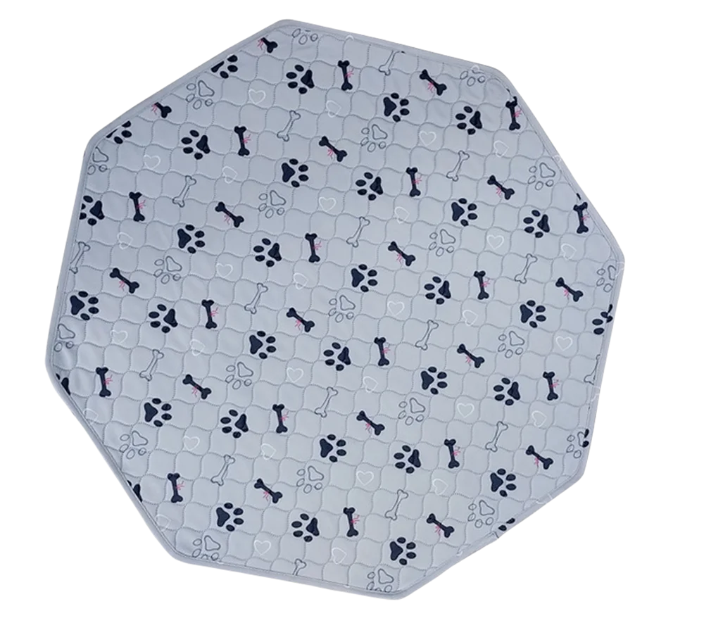 Reusable Dog Pee Pad Cute Print Washable Puppy Training Pad for Cat Dogs