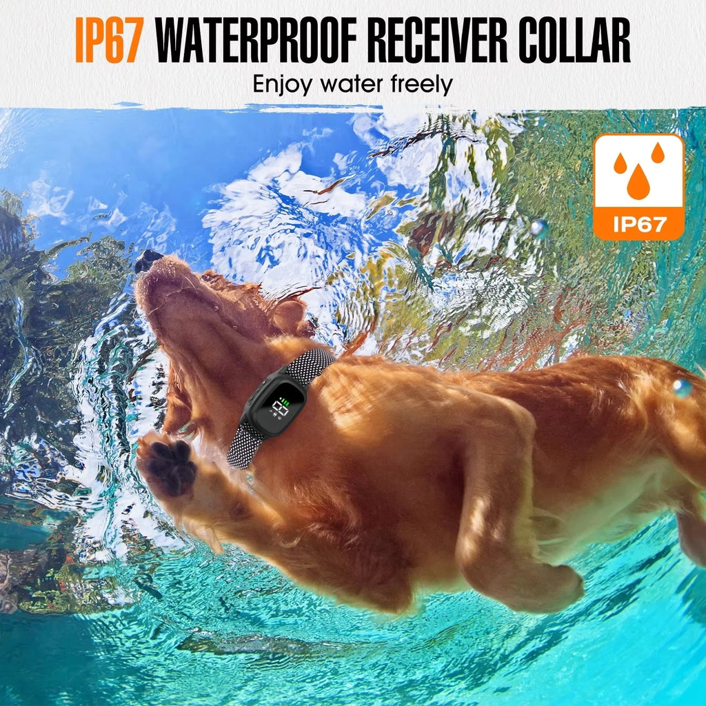 Waterproof Rechargeable Anti-Bark Collar For Dog Stop Barking