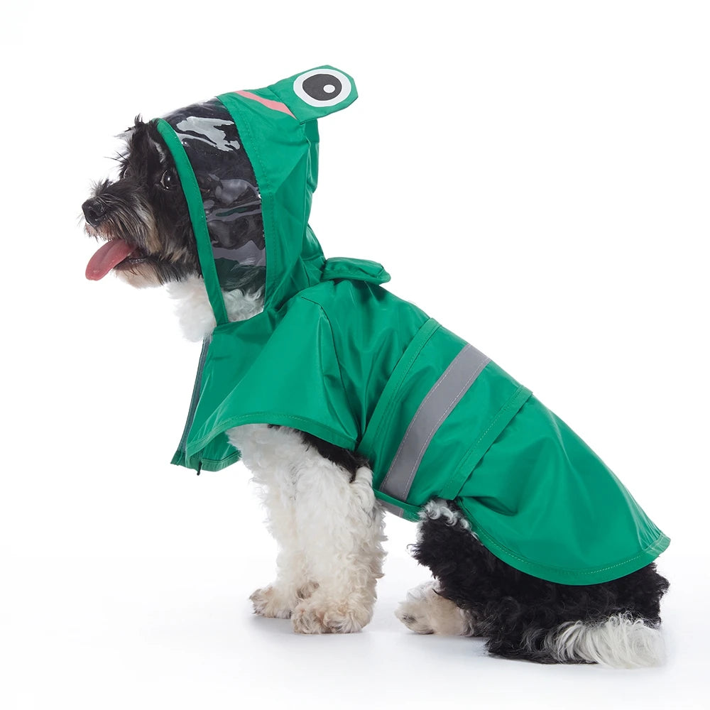 Fashionable Reflective Cute Animal Waterproof Jacket for Dog