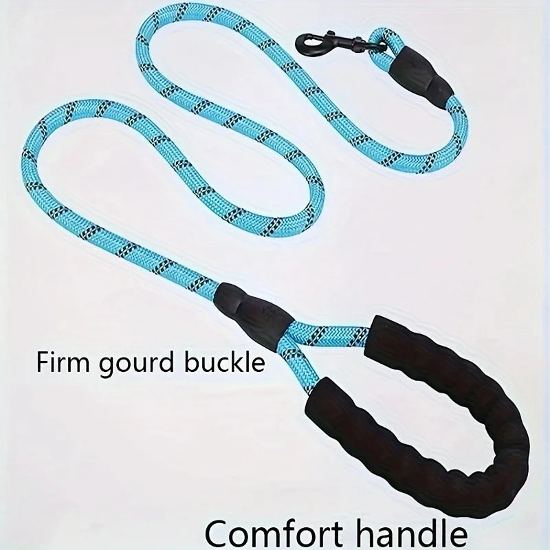 Reflective Dog Leash With Comfortable Padded Handle -