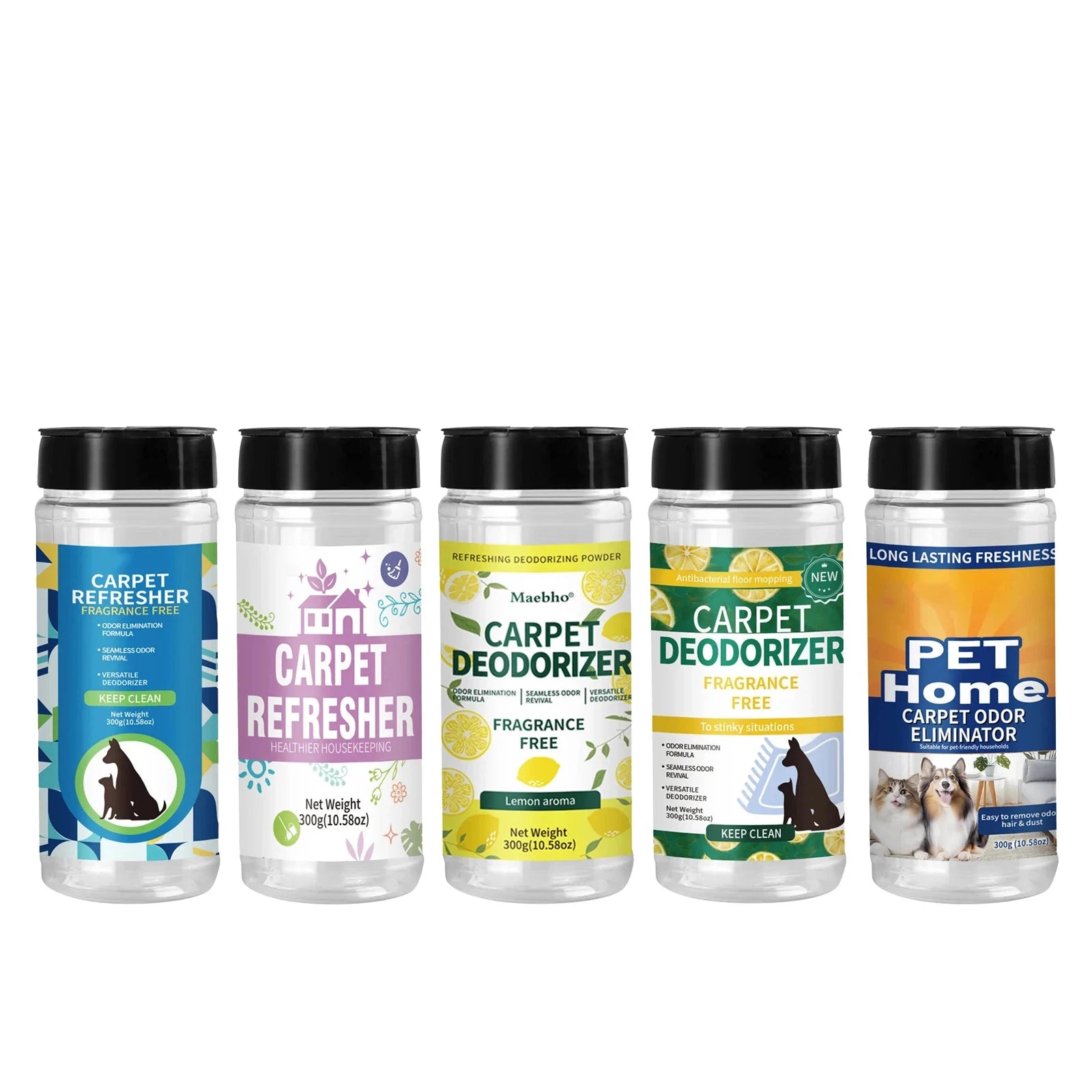 Carpet Deodorizing Powder Powerful Pet Smell Eliminator Urine Odor Dust Remover