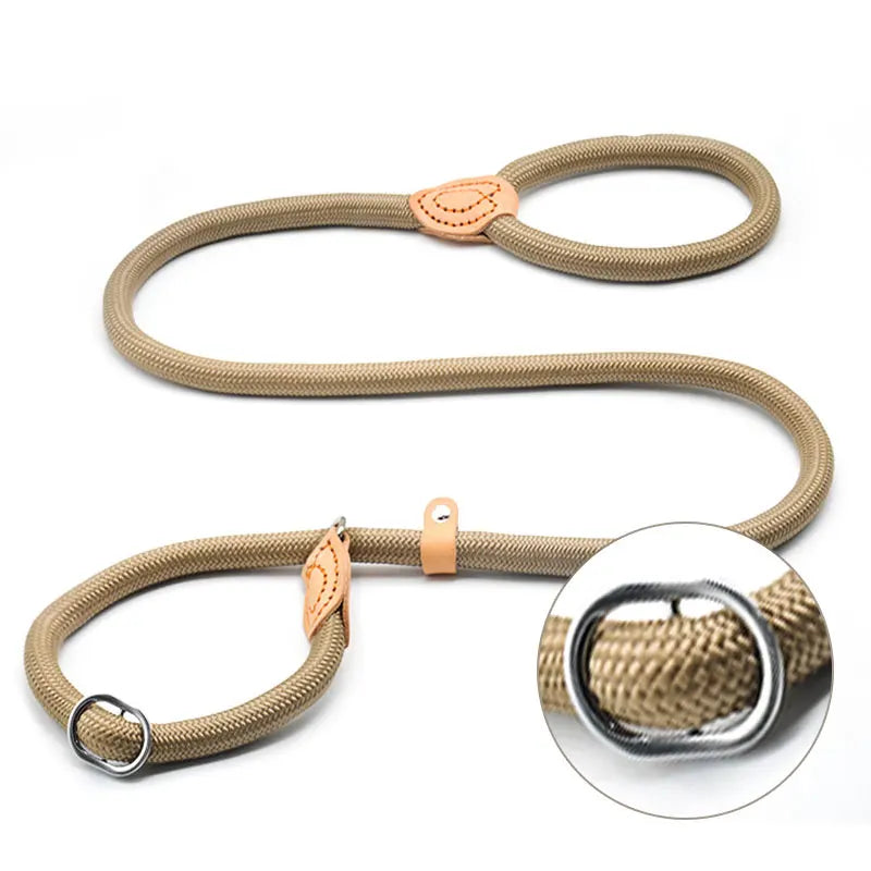 Dog training collar anti riot nylon hand P rope