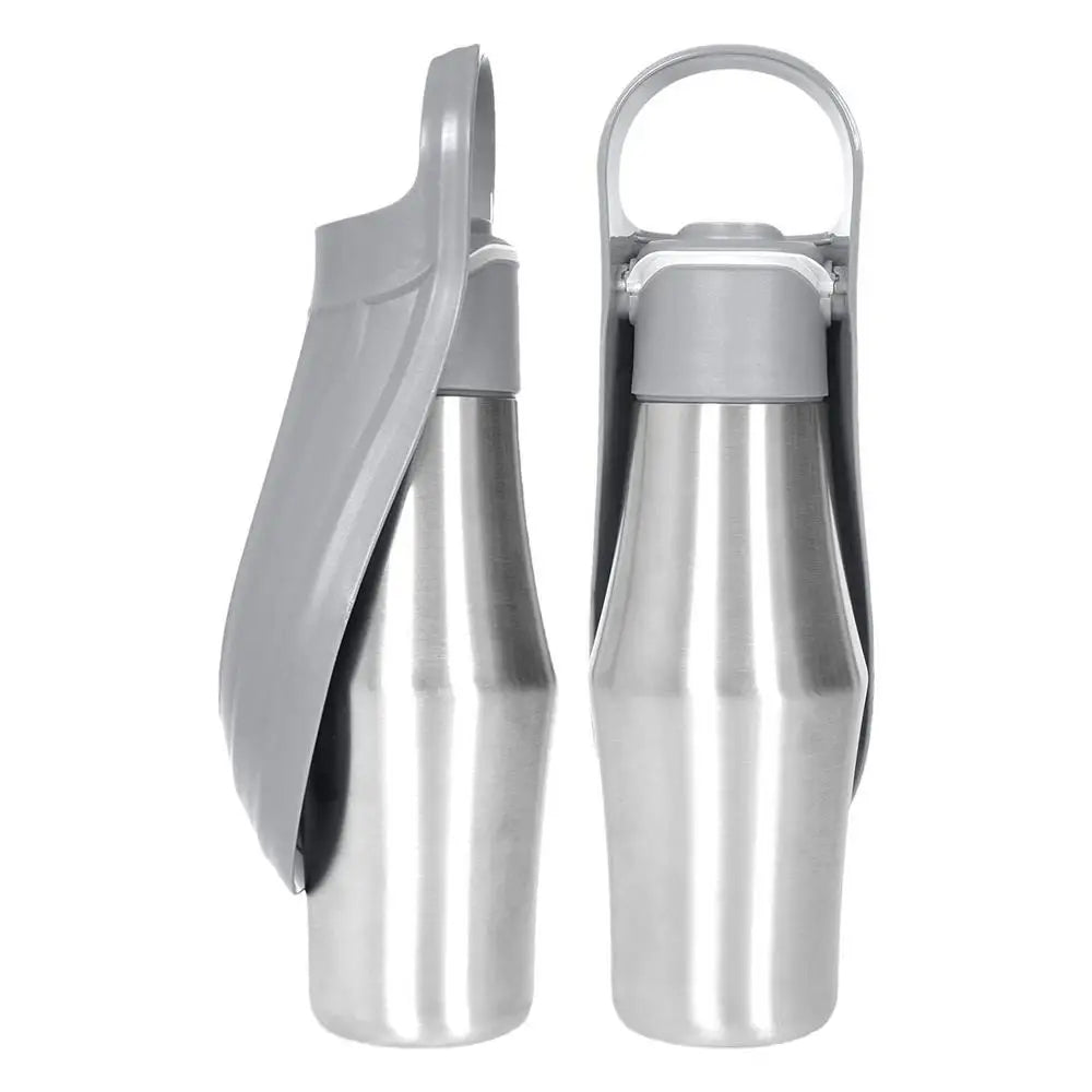 Dog Water Bottle 27oz Stainless Steel Travel Water Dispenser