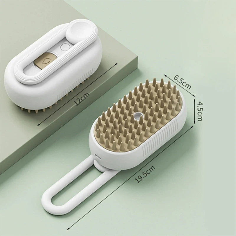 Pet hair cleaning comb steam pet brush bath massage