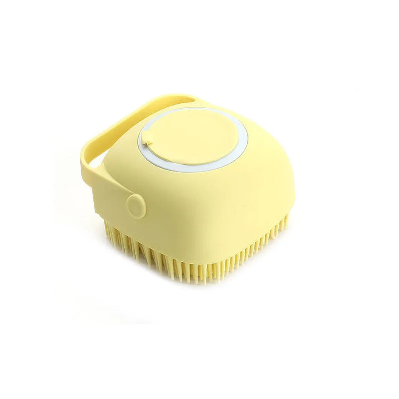 Pet Bathing Brush Soft Silicone Massager Shower Gel Bathing Brush Cleaner