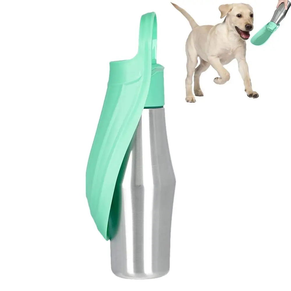 Dog Water Bottle 27oz Stainless Steel Travel Water Dispenser