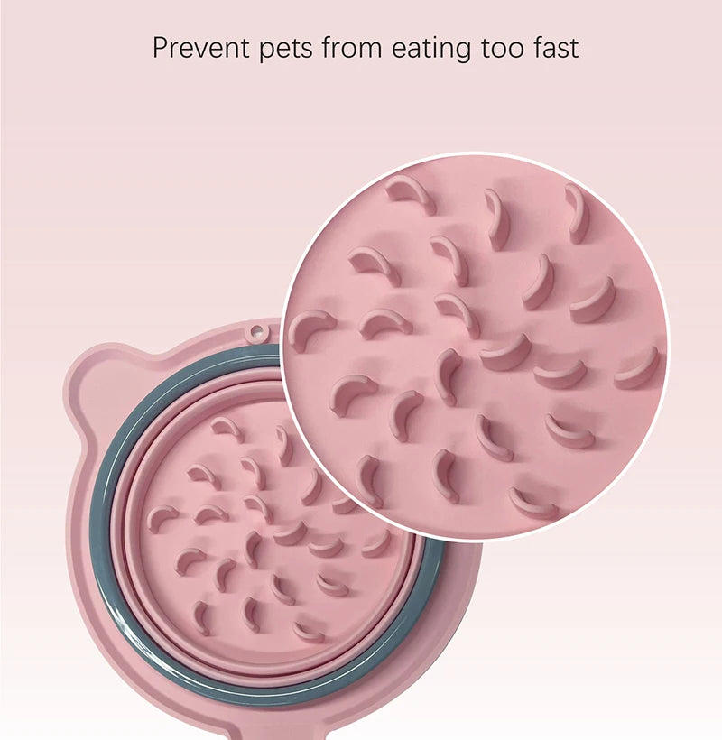 Non-Toxic Folding Portable Pet Travel Feeding Bowl Puppy Cat