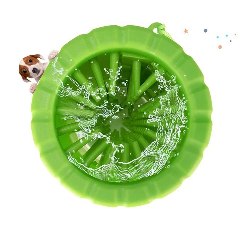Pet Foot Washing Cup Dog Bath Pet Beauty Cleaning Wipe Free Automatic Foot Portable Cat Dirty Paw Cleaning Wash Brush Cup