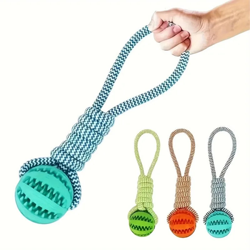 Durable Rope Dog Toy for Aggressive Chewers, Interactive Tug of War Fetch Toy,