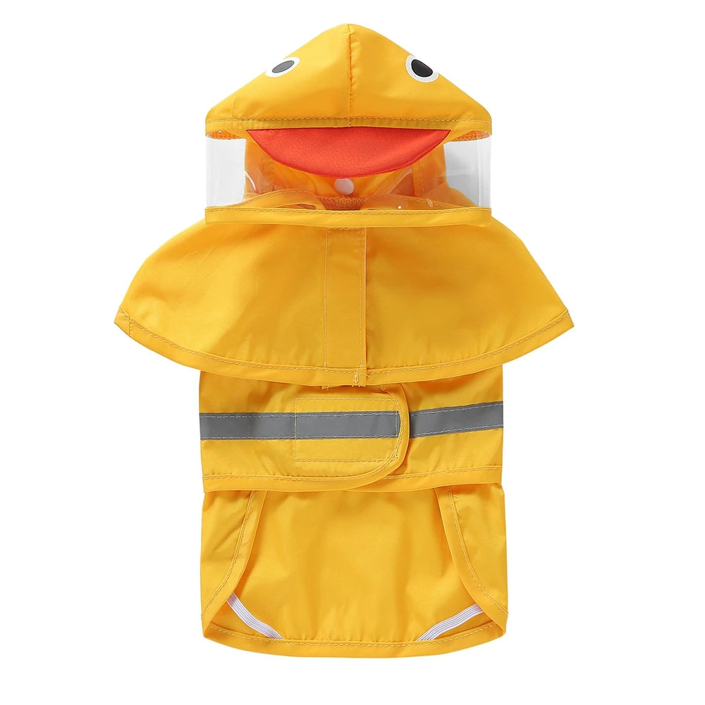 Fashionable Reflective Cute Animal Waterproof Jacket for Dog