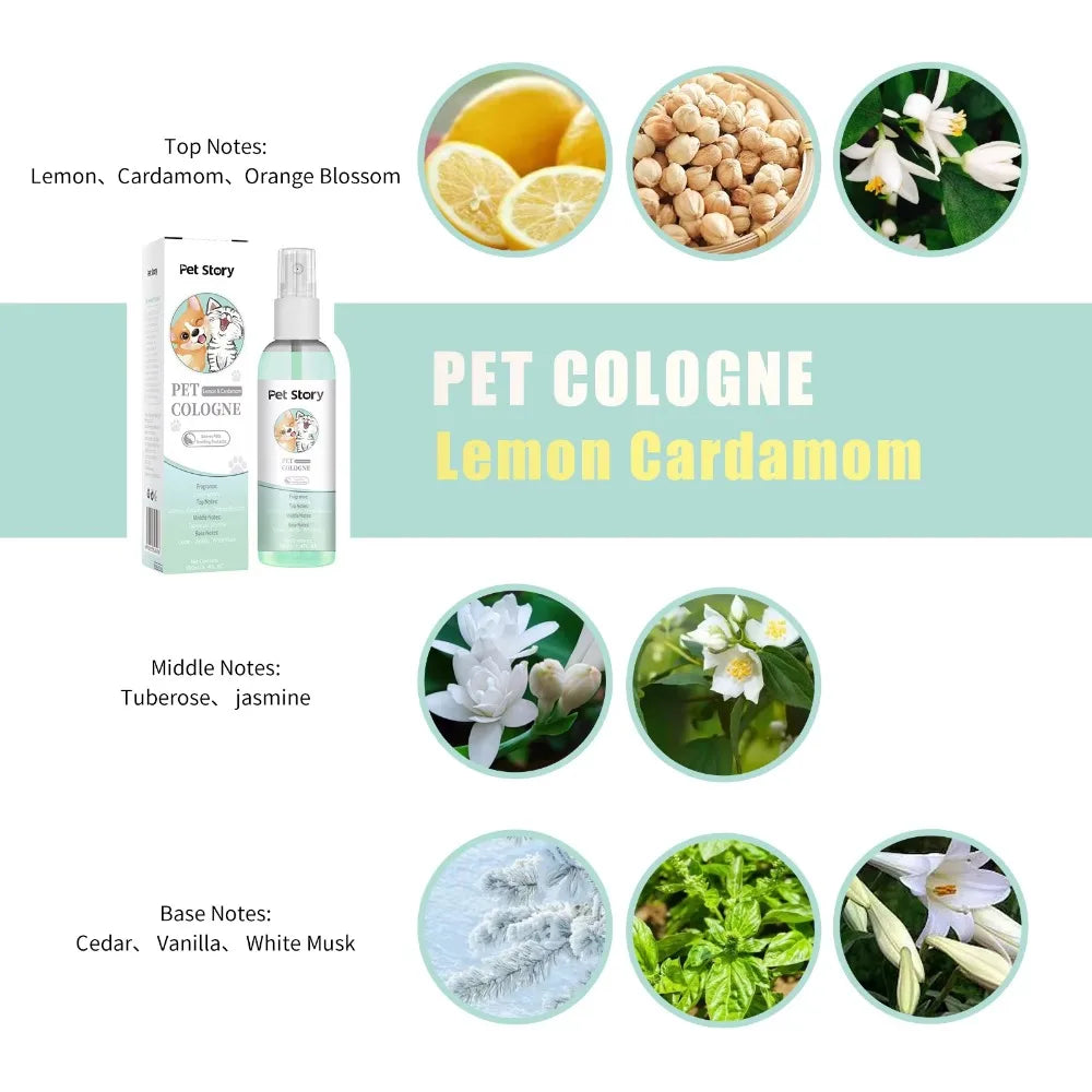 Premium Grooming Spray Perfume For Dogs - Dog Cologne Spray Long Lasting