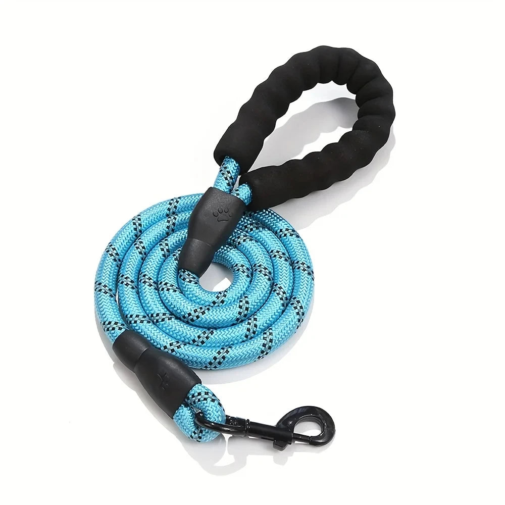 Reflective Dog Leash With Comfortable Padded Handle -
