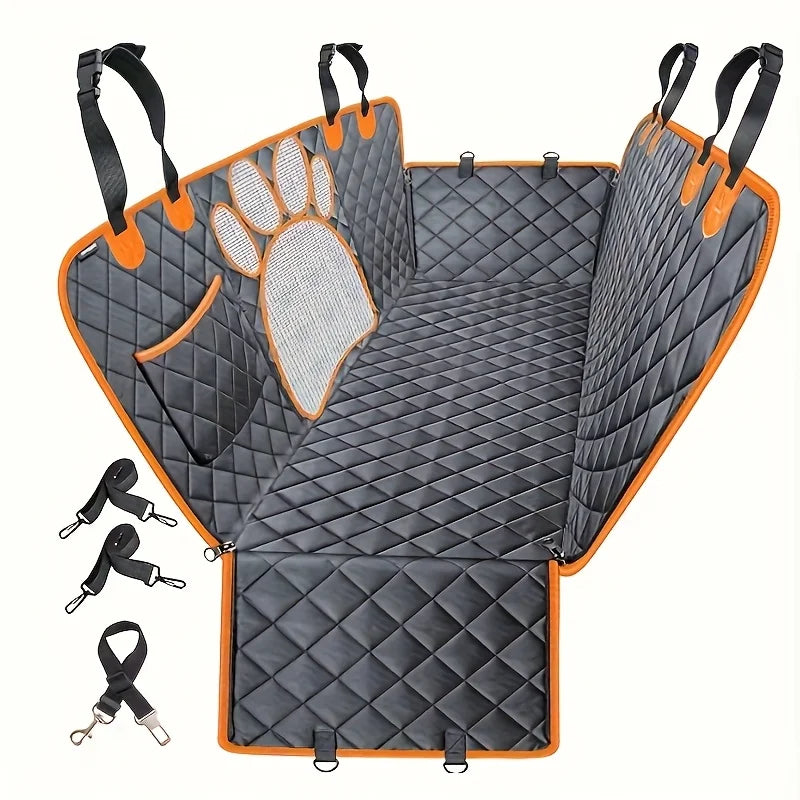 Hammock Heavy Duty Scratch Resistant Anti Slip Soft Pet Rear Seat Cover