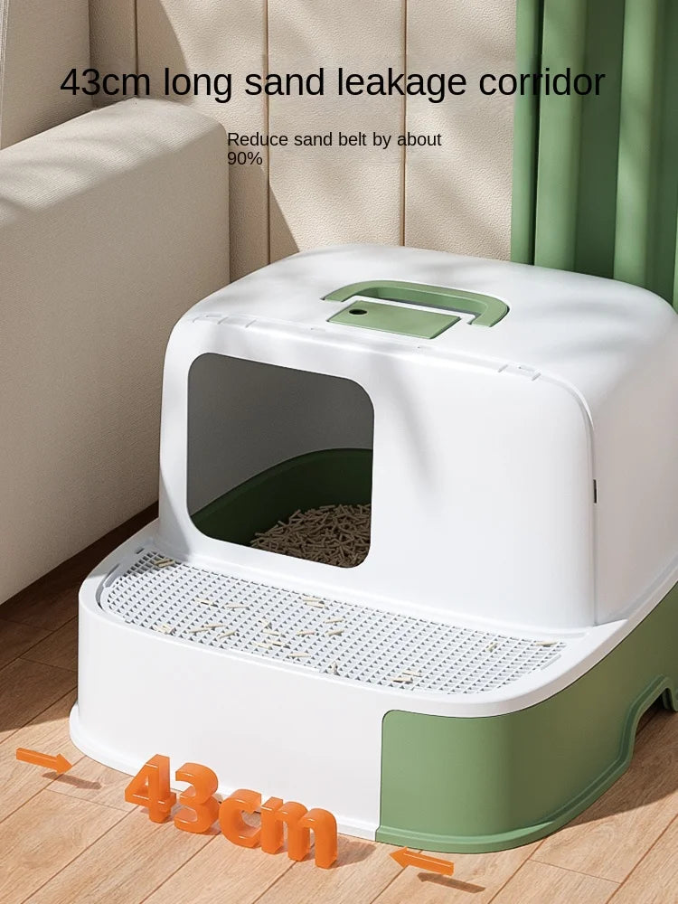 Cat Litter Box Fully Enclosed Oversized