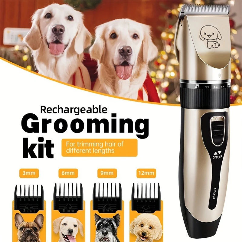 Pet Hair Trimmer Kit Electric , Ideal for Dogs and Cats.