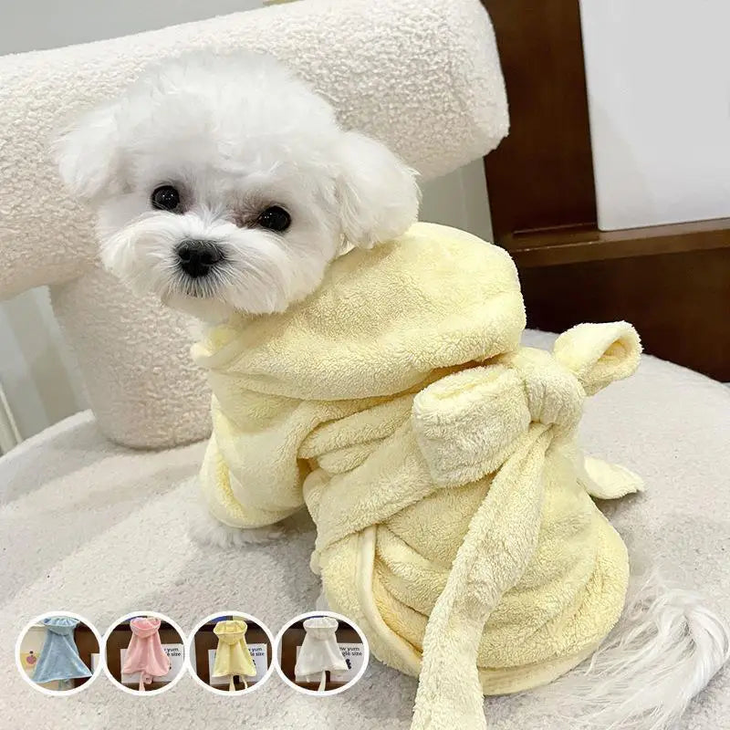 Bathrobes With Cap Soft Drying Bath For Cat Puppy .