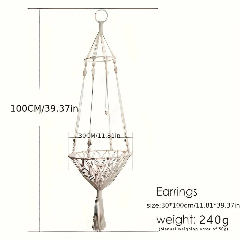 Extra Large Hand-woven Cotton Rope Cat Hammock Fits 2 Cats | 24-hour Shipping